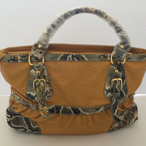 PRADA LIKE SATCHEL-NEW WITH TAGS - Picture 4 of 7